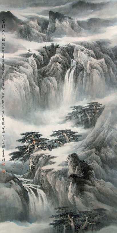 董希源 1993年作 天籁 横幅